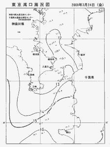 東京湾口海況図(2006/03/24)