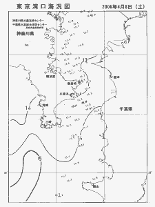 東京湾口海況図(2006/04/08)