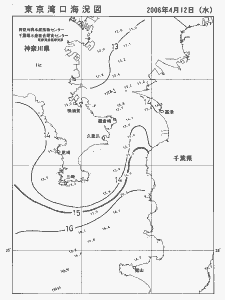 東京湾口海況図(2006/04/12)