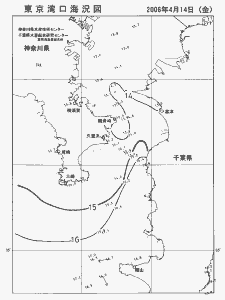 東京湾口海況図(2006/04/14)