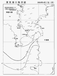 東京湾口海況図(2006/04/17)