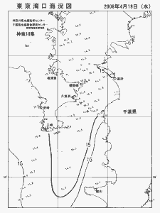 東京湾口海況図(2006/04/19)