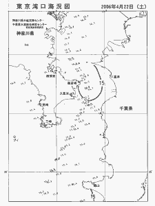 東京湾口海況図(2006/04/22)