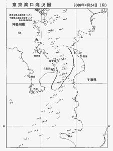 東京湾口海況図(2006/04/24)