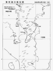 東京湾口海況図(2006/04/25)