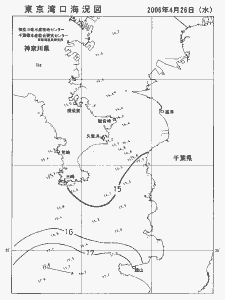 東京湾口海況図(2006/04/26)