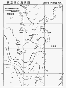 東京湾口海況図(2006/04/27)