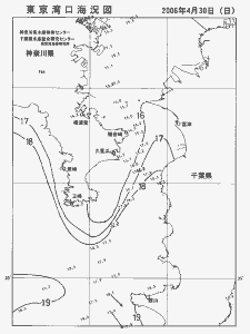東京湾口海況図(2006/04/30)