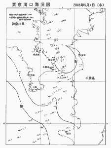 東京湾口海況図(2006/05/04)