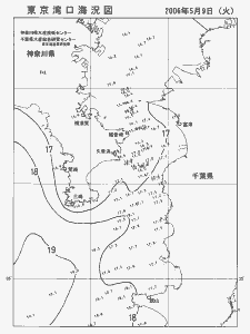 東京湾口海況図(2006/05/09)