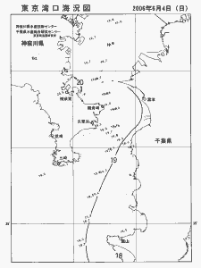 東京湾口海況図(2006/06/04)
