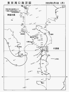 東京湾口海況図(2006/06/05)