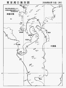 東京湾口海況図(2006/06/15)