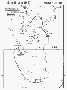 東京湾口海況図(2006/06/16)