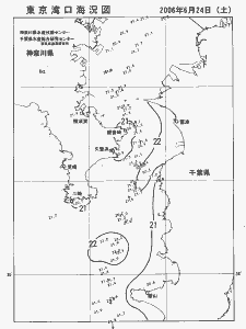 東京湾口海況図(2006/06/24)