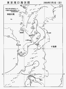 東京湾口海況図(2006/07/02)