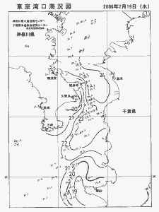 東京湾口海況図(2006/07/19)