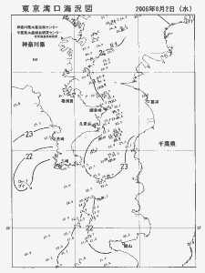 東京湾口海況図(2006/08/02)