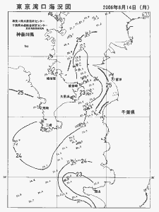 東京湾口海況図(2006/08/14)