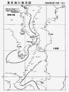 東京湾口海況図(2006/08/19)