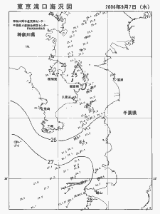 東京湾口海況図(2006/09/07)