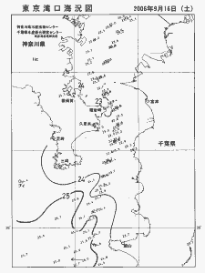 東京湾口海況図(2006/09/16)