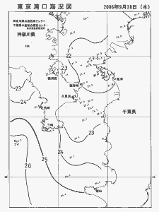 東京湾口海況図(2006/09/28)