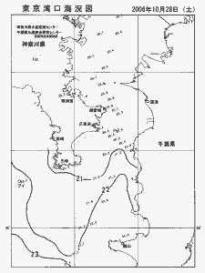 東京湾口海況図(2006/10/28)