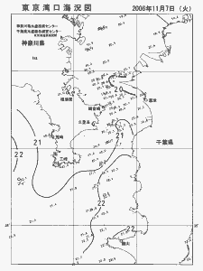 東京湾口海況図(2006/11/07)