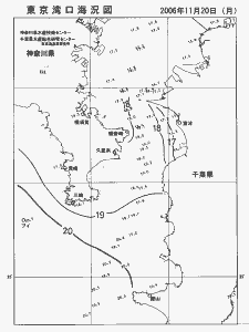 東京湾口海況図(2006/11/20)