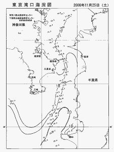 東京湾口海況図(2006/11/25)