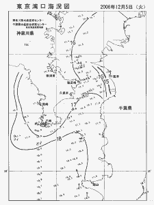 東京湾口海況図(2006/12/05)