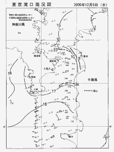 東京湾口海況図(2006/12/06)