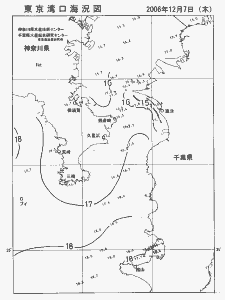 東京湾口海況図(2006/12/07)
