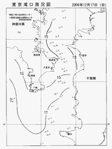東京湾口海況図(2006/12/17)