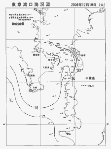 東京湾口海況図(2006/12/19)