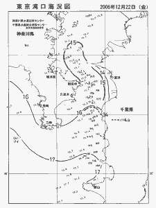 東京湾口海況図(2006/12/22)