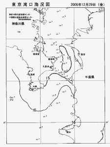 東京湾口海況図(2006/12/29)