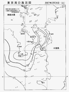 東京湾口海況図(2007/02/24)