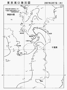東京湾口海況図(2007/03/07)