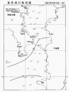 東京湾口海況図(2007/04/15)