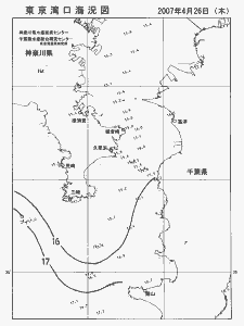 東京湾口海況図(2007/04/26)