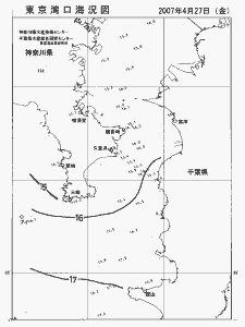 東京湾口海況図(2007/04/27)