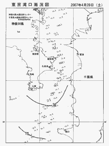 東京湾口海況図(2007/04/28)