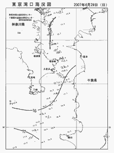 東京湾口海況図(2007/04/29)