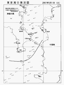 東京湾口海況図(2007/05/01)