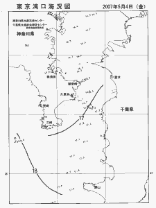 東京湾口海況図(2007/05/04)