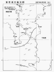 東京湾口海況図(2007/05/05)