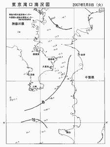 東京湾口海況図(2007/05/08)