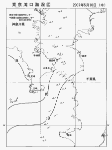 東京湾口海況図(2007/05/10)